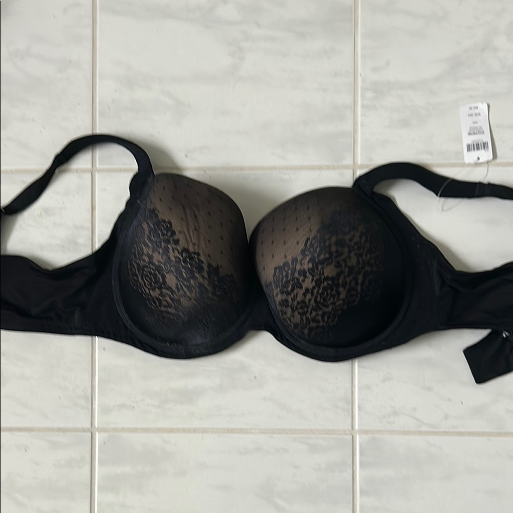 Soma NWT Black Lace Underwire Bra